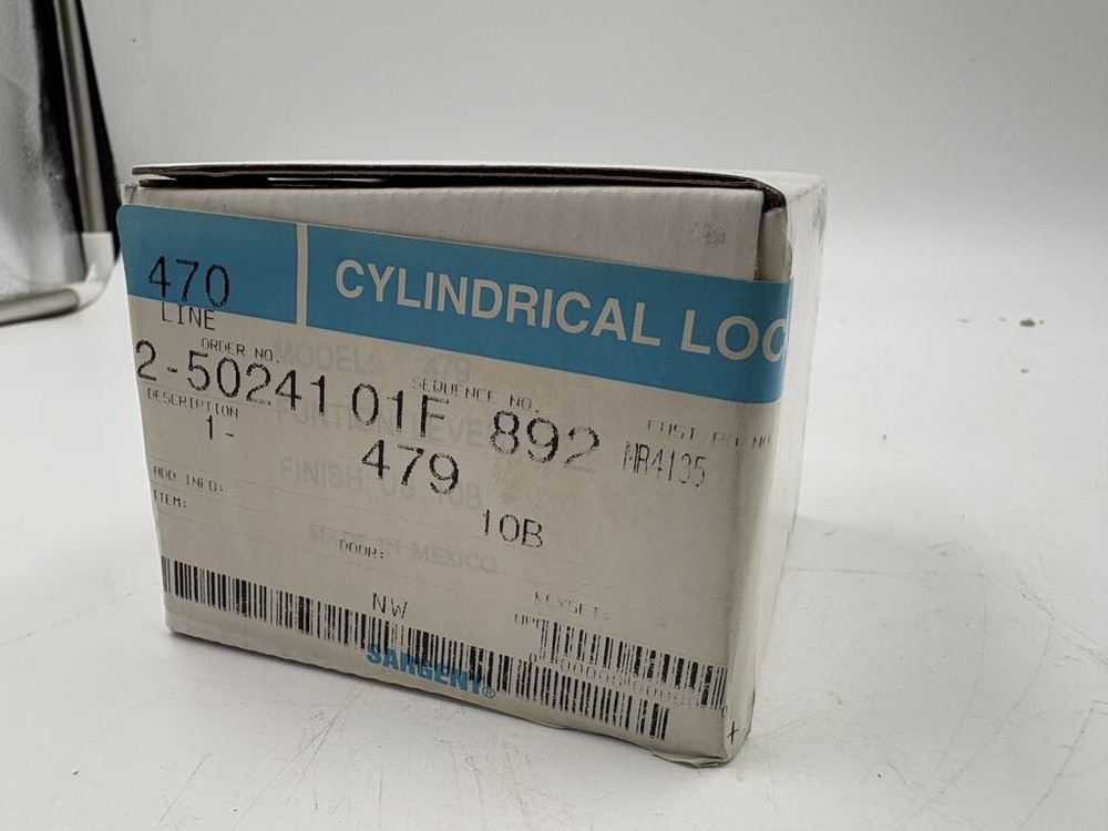 SARGENT #479 Cylinder Deadlock ~