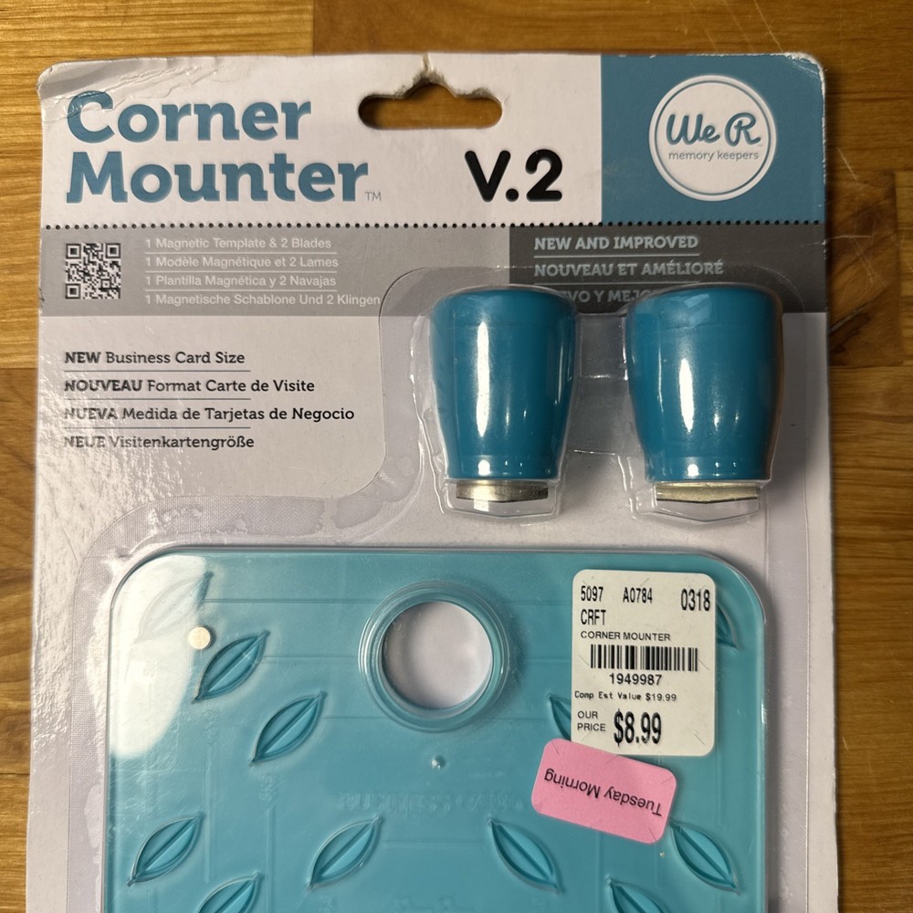 We R Memory Keepers Corner Mounter Tool V.2 New
