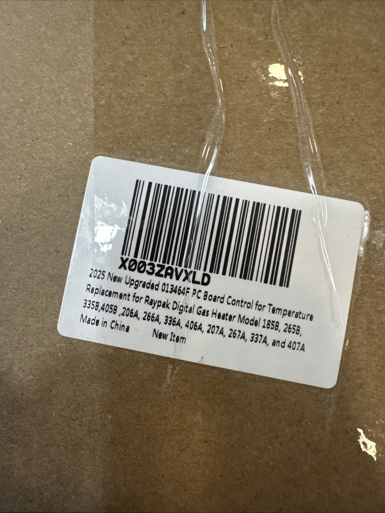 New 013464F Raypak Compatible PC Board Control for Digital Gas Heater