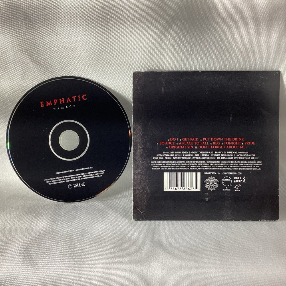 EMPHATIC DANGER CD AUTHENTIC SIGNED RARE AUTOGRAPHED