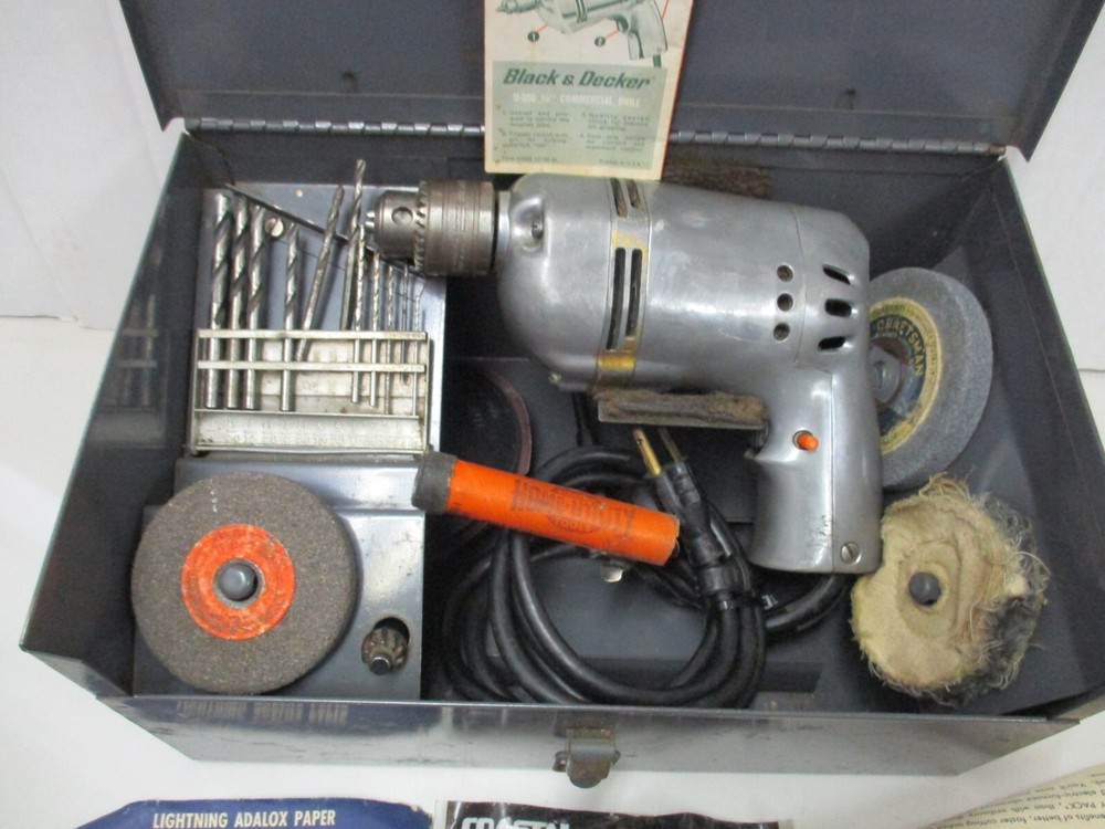Vintage Black & Decker Home Utility Drill Kit