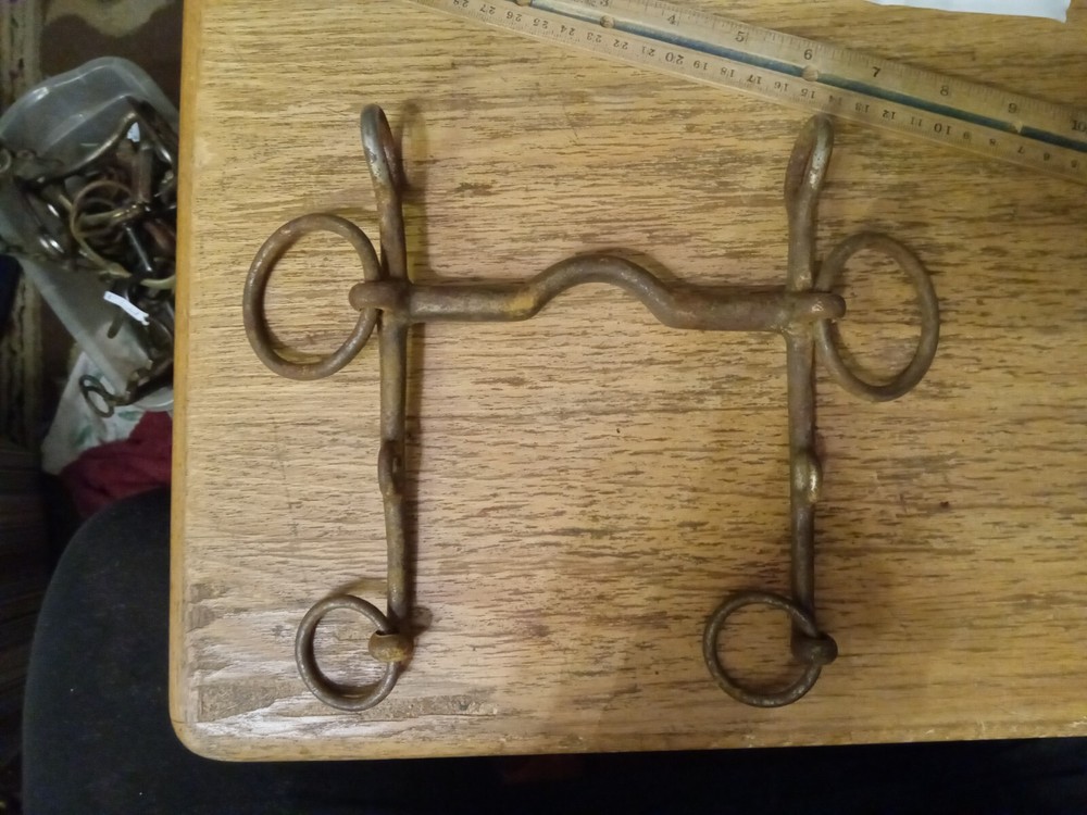 Weymouth bit 4 ring 5in iron ported