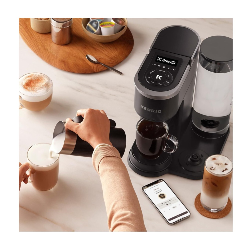 Keurig K-Caf SMART Single Serve Coffee Maker (Black)
