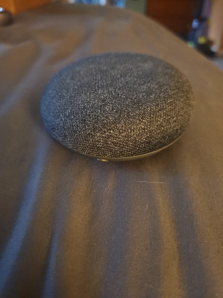 Google Home Mini Smart Assistant - Charcoal - No AC Cord