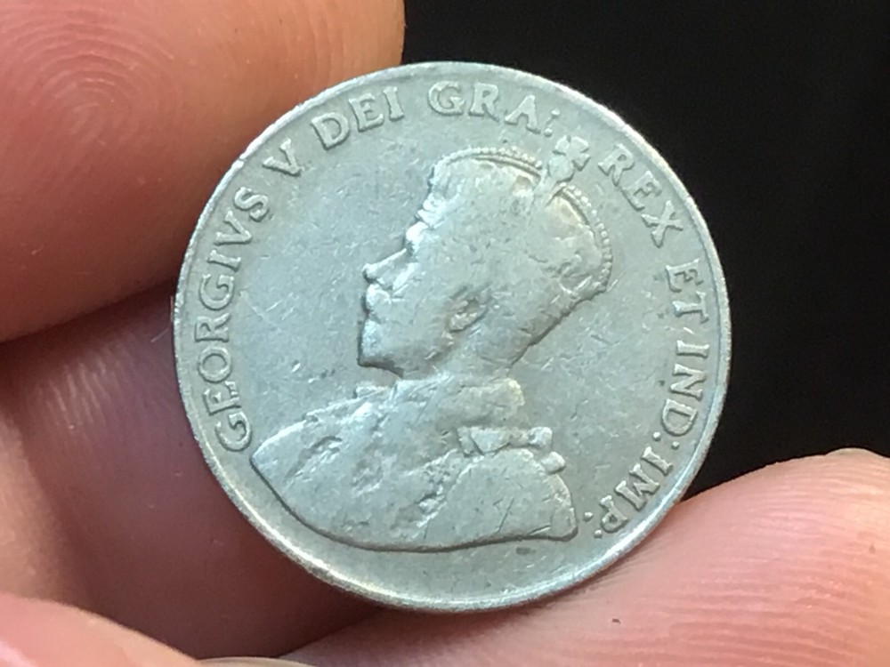 1922 Canadian Five Cent, Penny, Canada Nickel