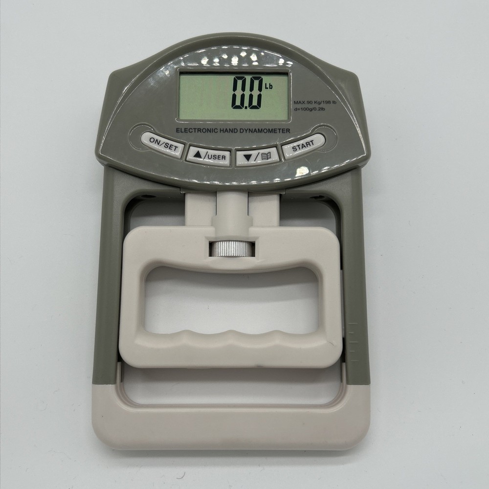 Digital Hand Dynamometer Grip Strength Measurement Meter LED tested