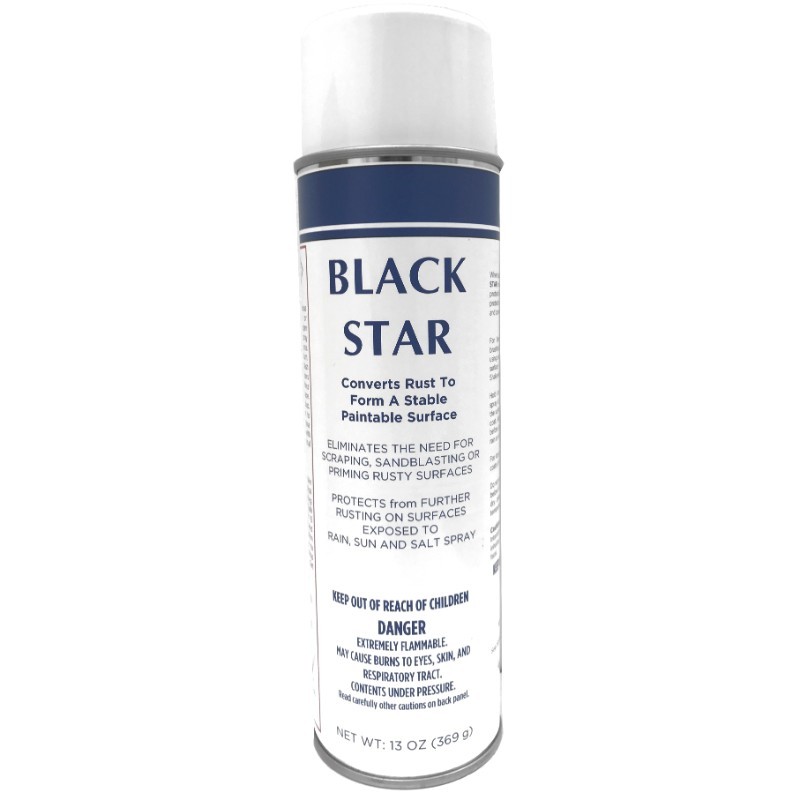 Black Star Rust Converter Aerosol Can (3x1 package)