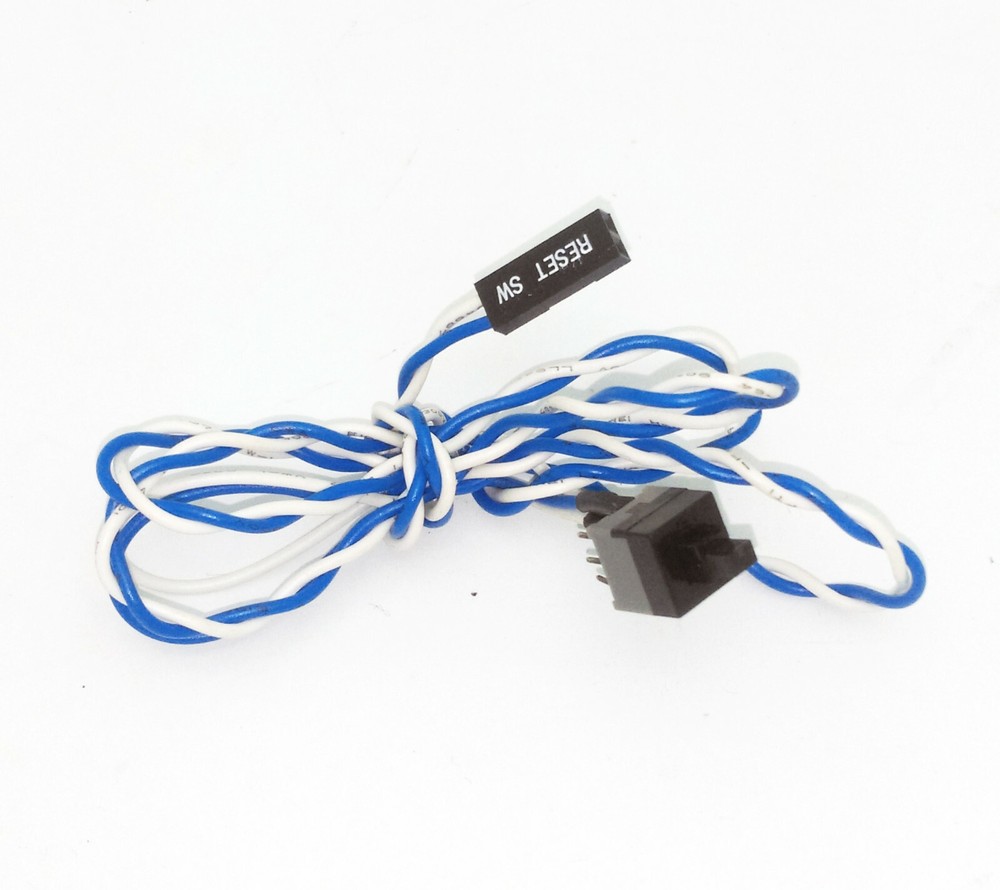 Lot 2: 24" Front Panel Reset ON/OFF Switch Control Cable to Motherboard Case PC