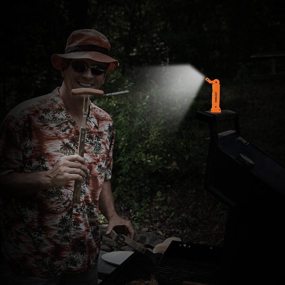 Led Rechargeable Flashlights Work Lights Mechanic Tools Cordless Worklight With