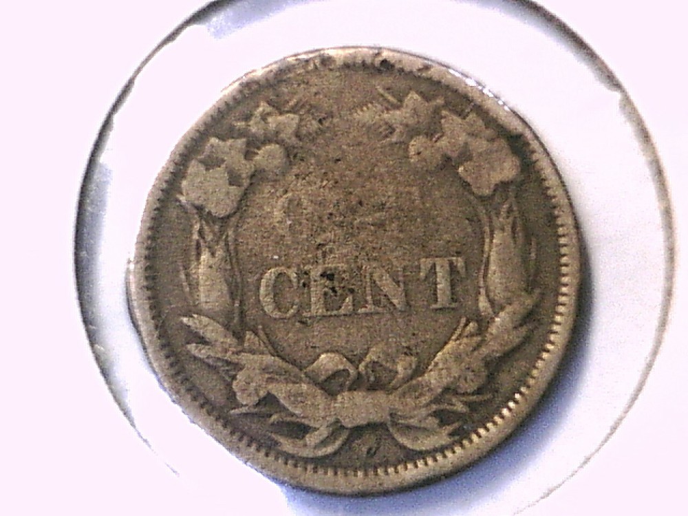 1858 Flying Eagle Cent Genuine Raw Ungraded 01277