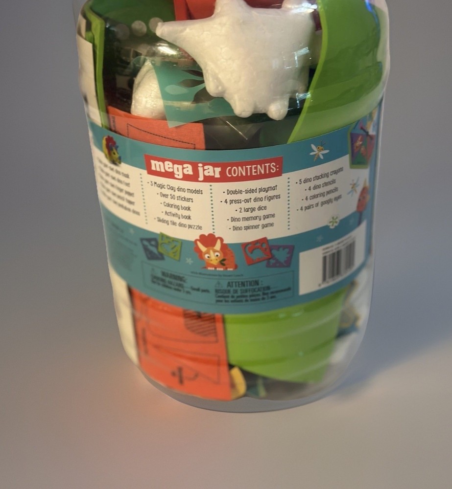Never Touch a Dinosaur Make-and-play Mega Jar