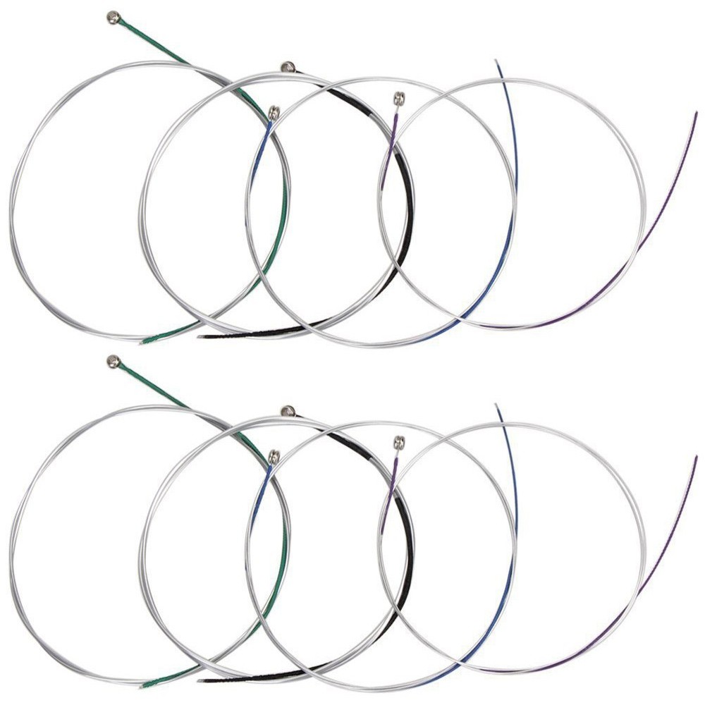 8Pcs Violin Strings Kit 4/4 String Replacements Universal Set Violin Parts