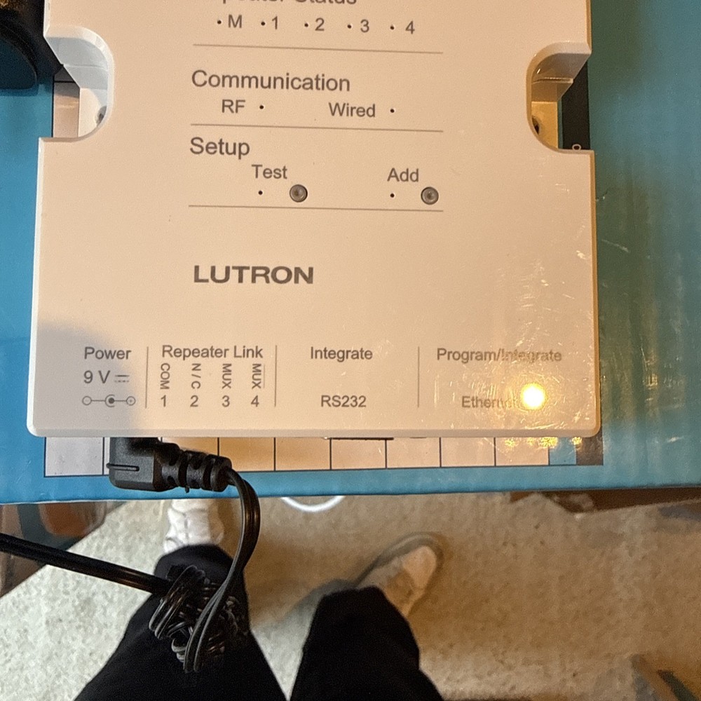 Lutron RR-MAIN-REP-WH RadioRA 2 Main Repeater - White