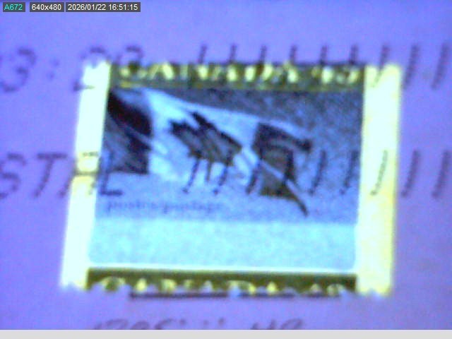 Canada # 1395 USED DRAMATIC MISPERFORATION/TAG ERRPR ON PIECE BS31781