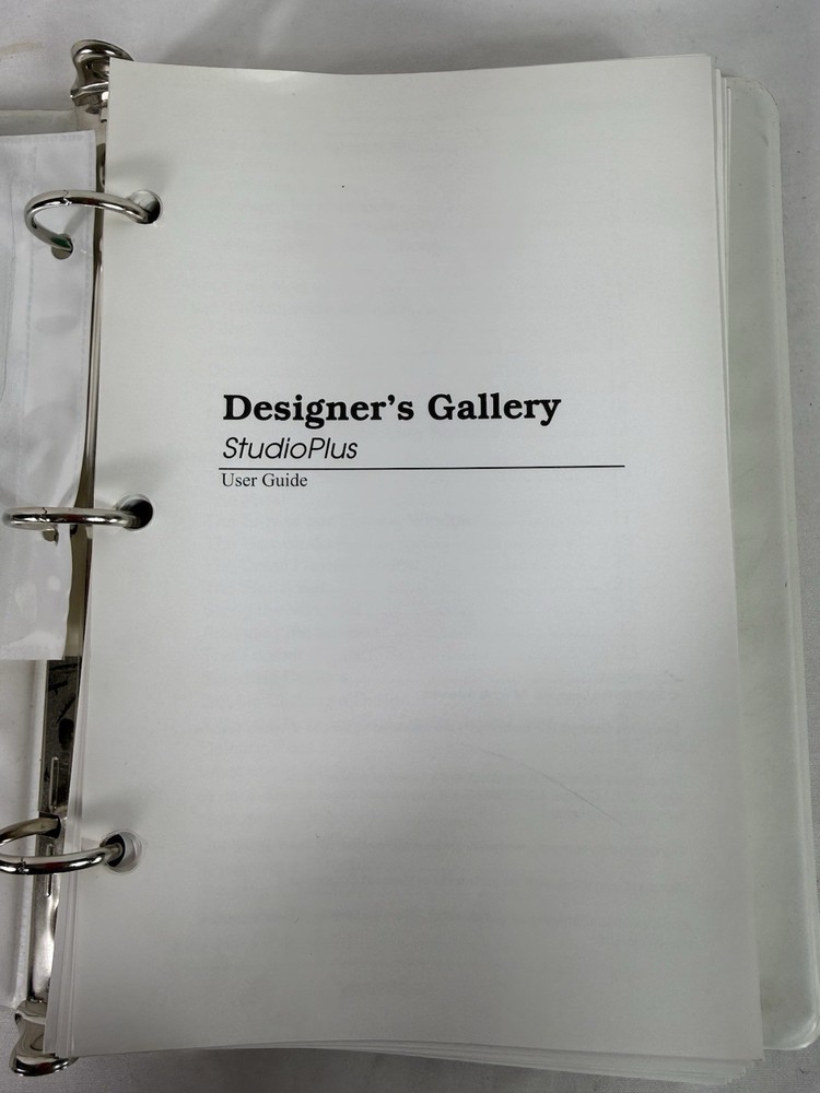 Designer's Gallery Studio Plus Embroidery Management Software + Color Works +++