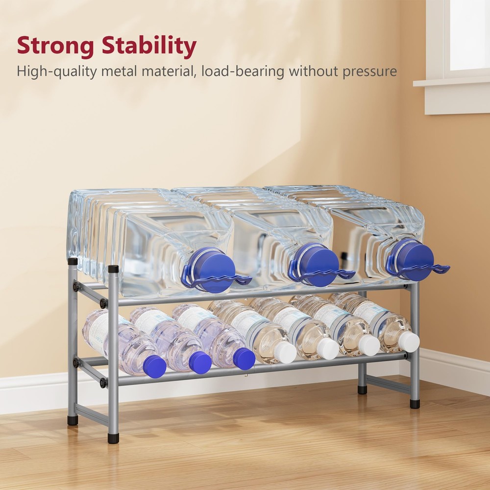 2 Tier Expandable Shoe Rack for Closet, 28“-41“Adjustable & Stackable Shoe Sh...