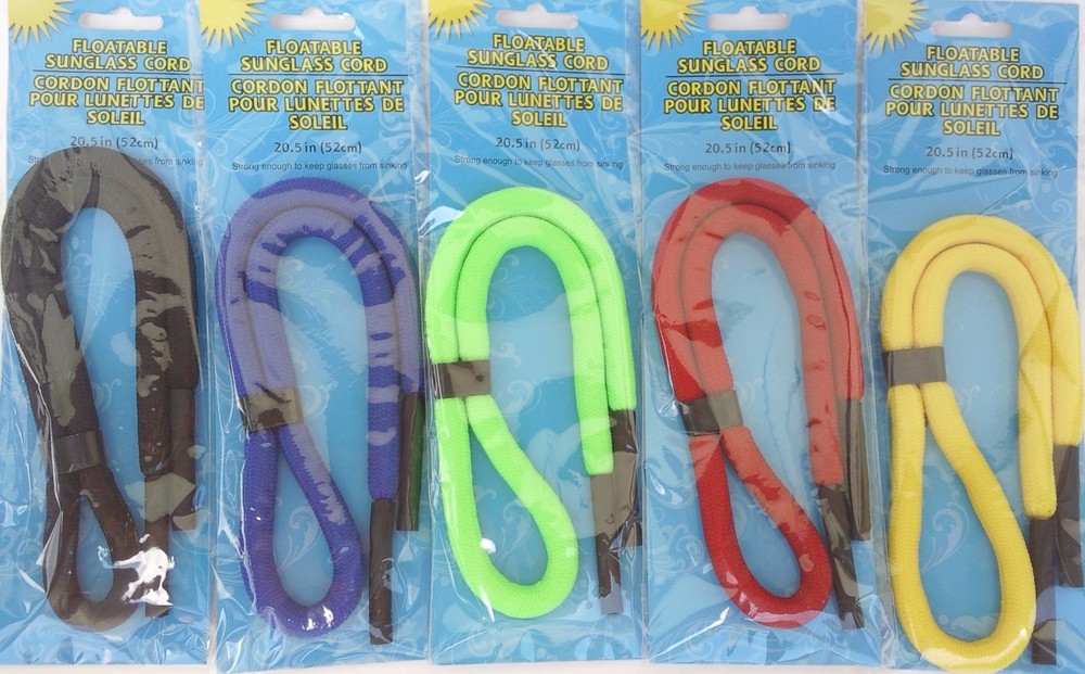 FLOATABLE SUNGLASS CORDS Adjustable Neoprene Sunglasses Eyeglasses SELECT: Color