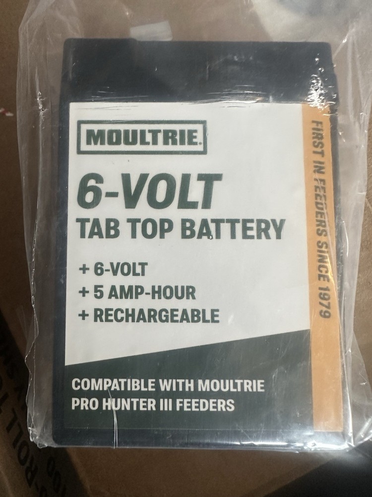 Mountie 6 Volt Tab Top Battery