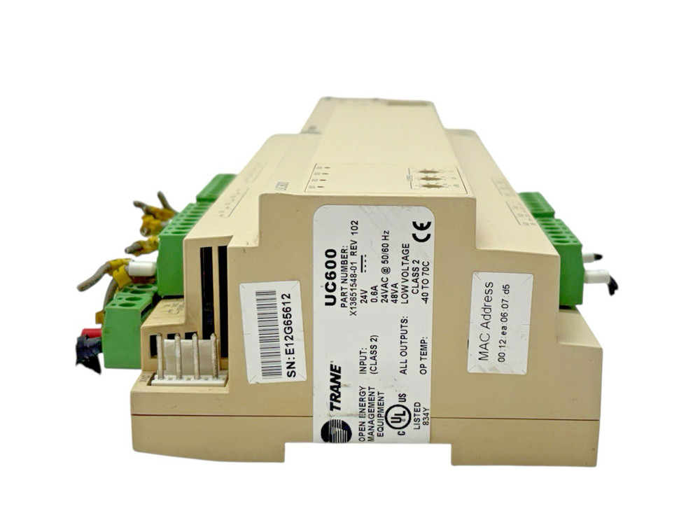 TRANE UC600 PROGRAMMABLE CONTROLLER