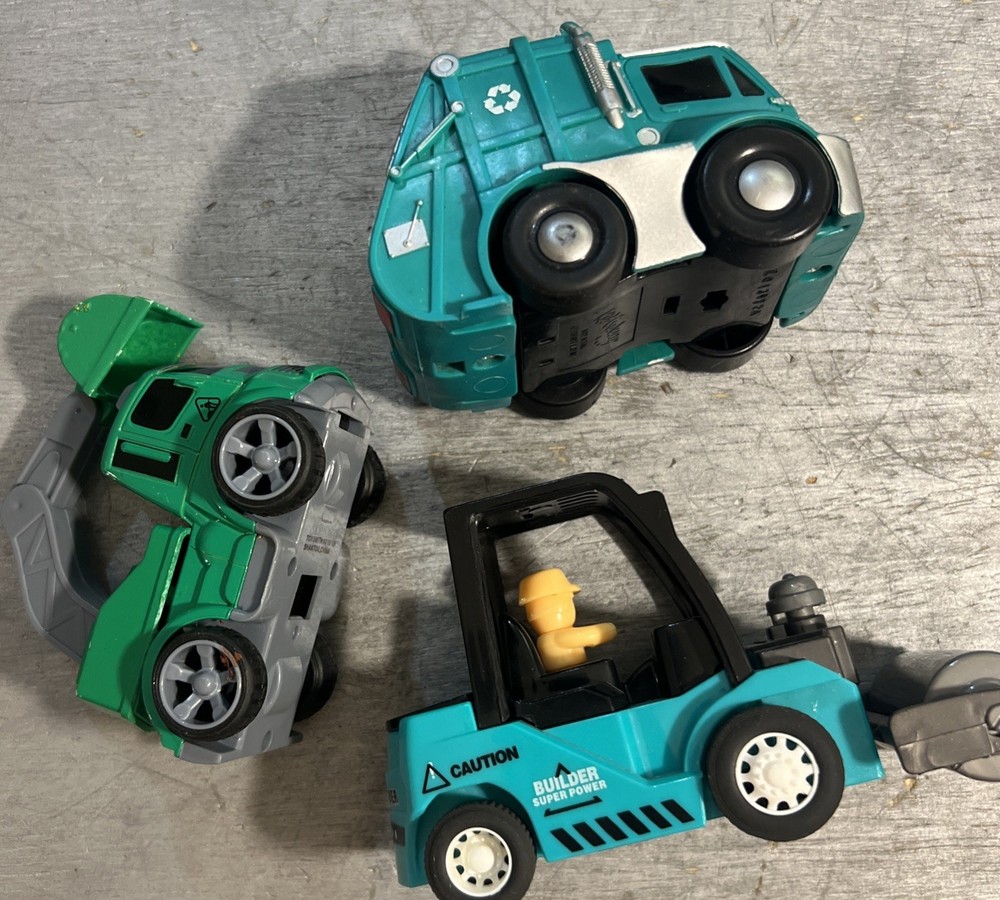 Builder Super Power Construction Roller Garbage Bucket Loader Truck Lot 3