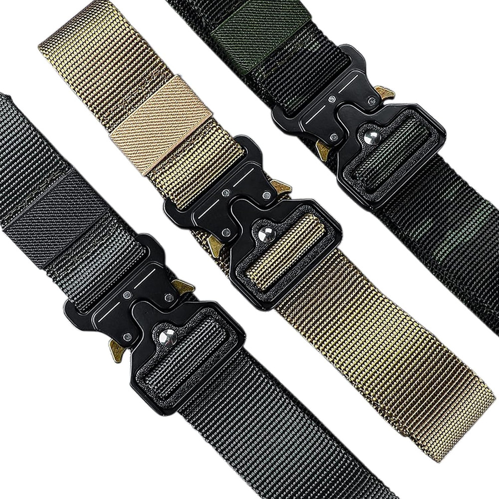Metal Tactical Belt 1In 2 Pack Quick Release Buckle Replacement