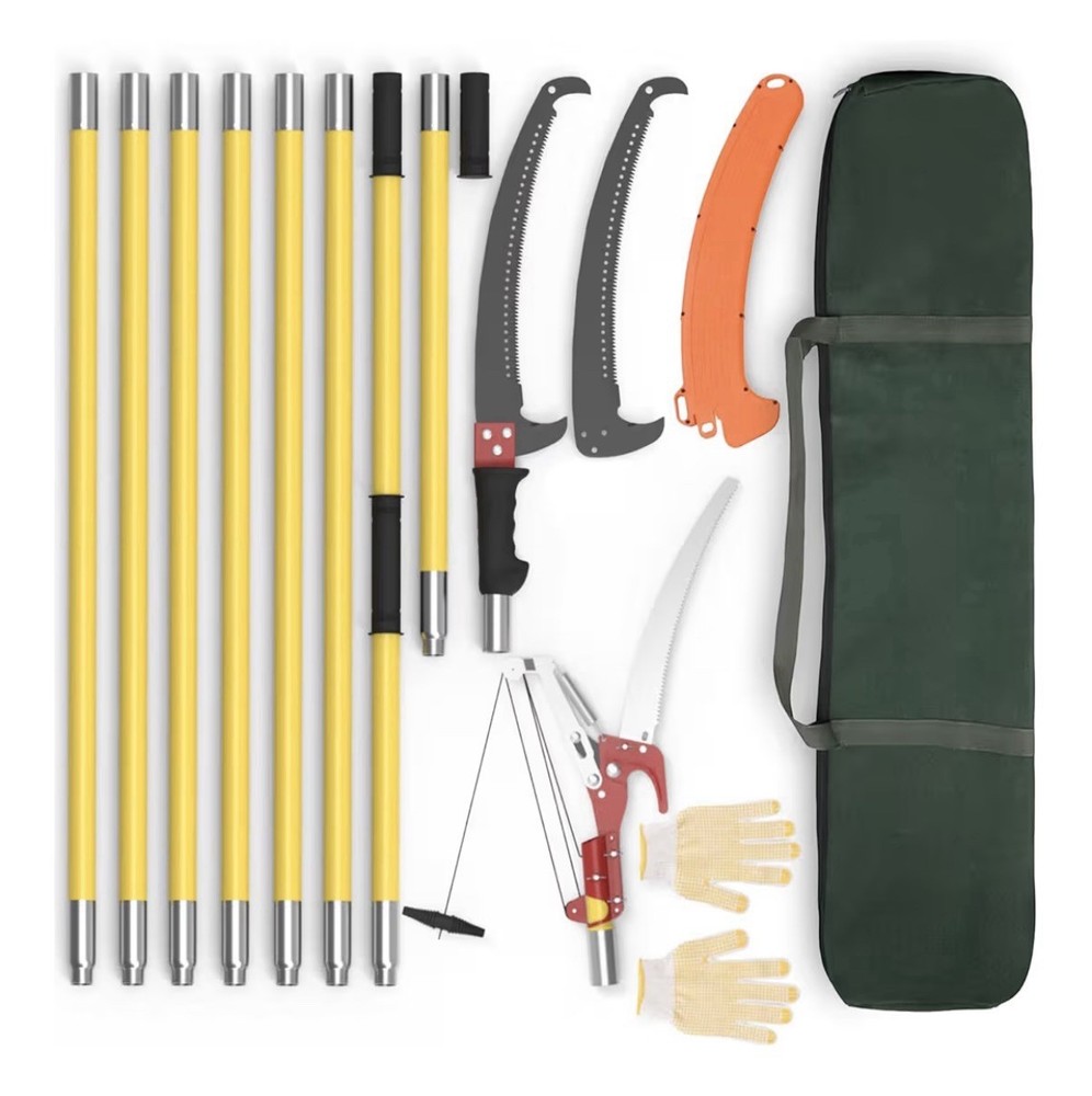 Pole Saws for Tree Trimming, 7.3-27 Ft Extendable Tree Trimmers Long Handle Prun