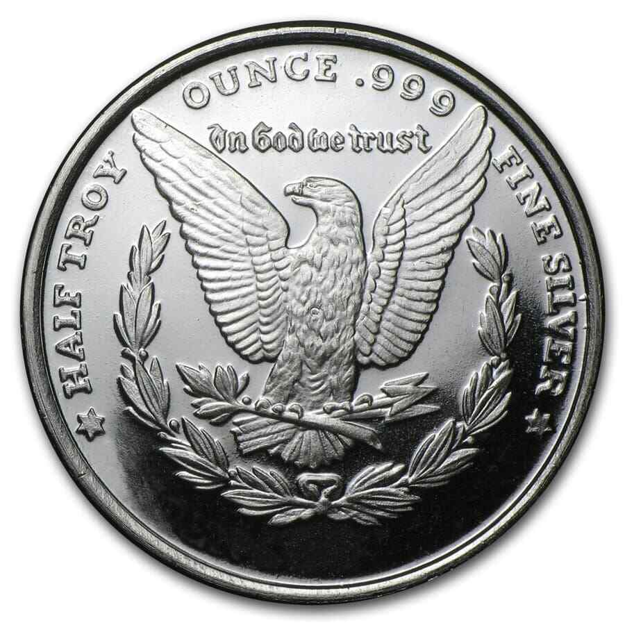 1/2 oz Silver Round - Morgan Dollar Design