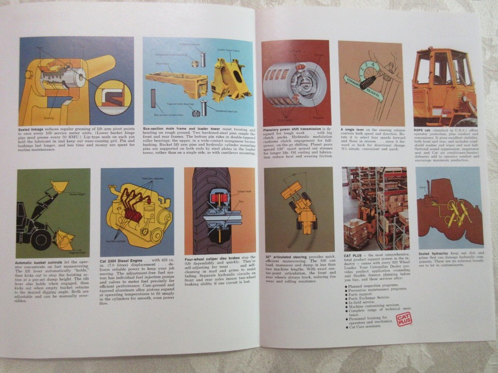 Caterpillar 920 Wheel Loader Brochure 1980