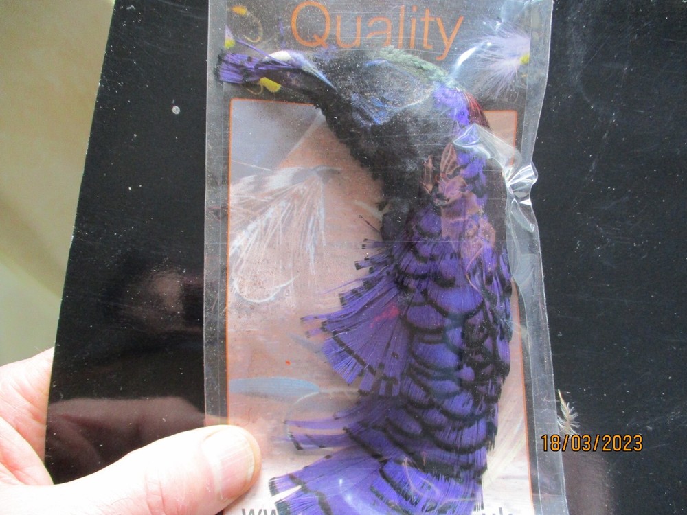 lady amherst complete head crest purple tippets crest