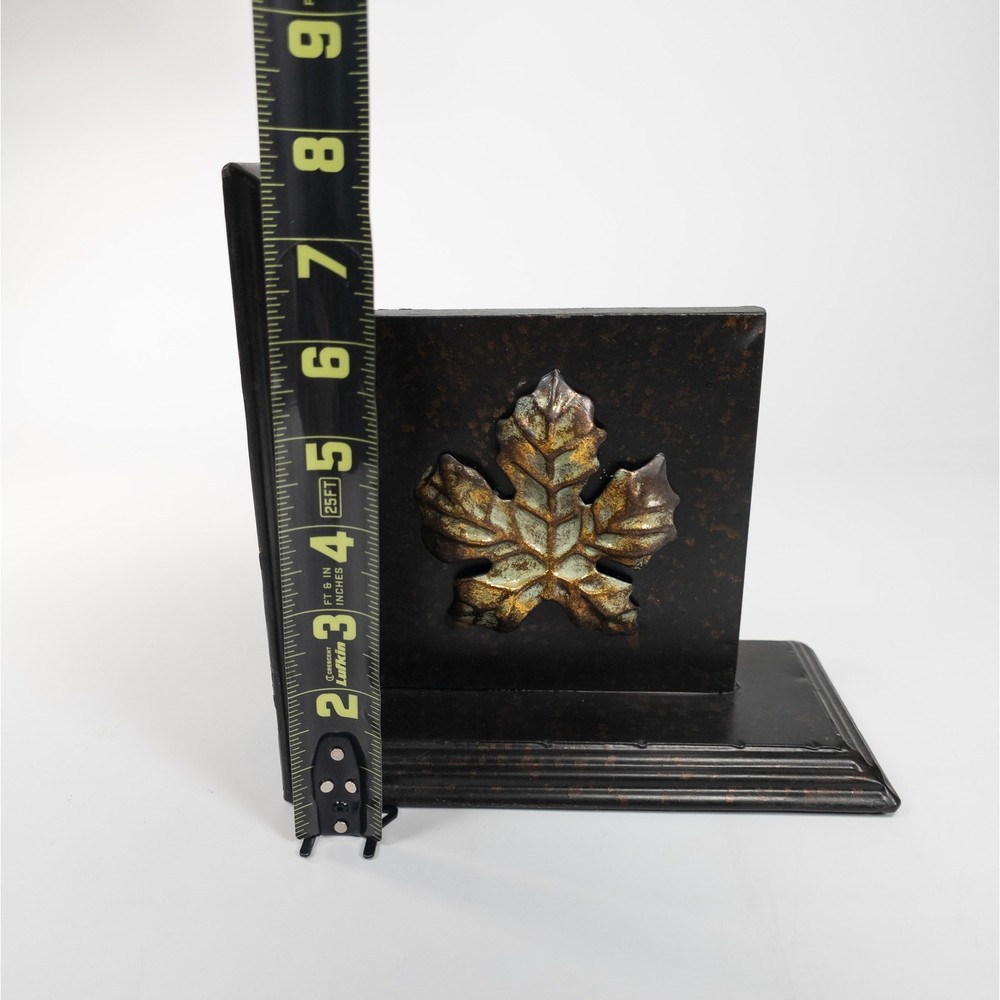 Maple Leaf Metal Book Ends by Sullivans