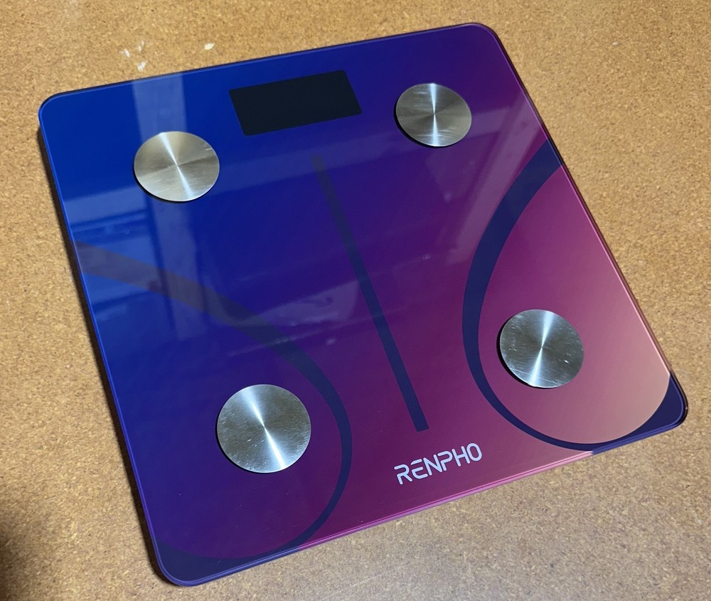 RENPHO Smart Scale Bluetooth Body Composition BMI Bathroom Scale Red Gradient