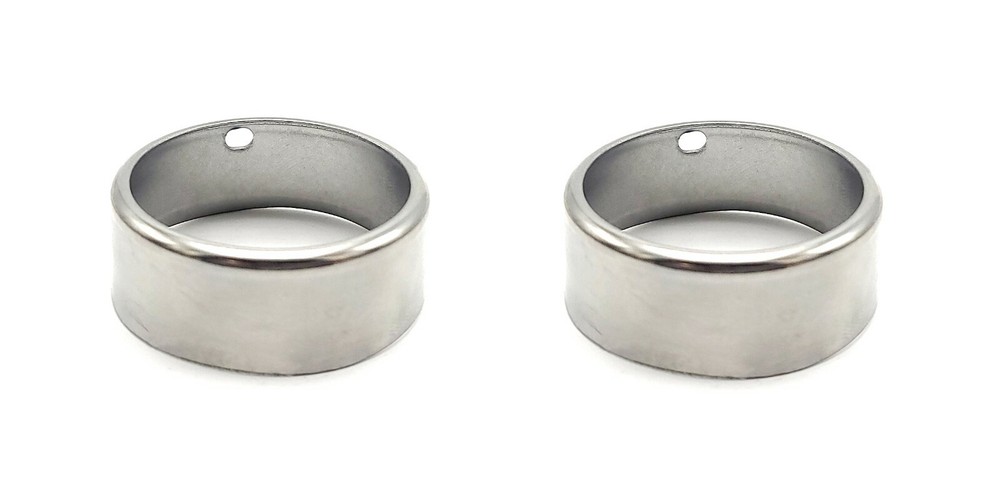 2x UFP 3500# Wear Ring w Lube Hole 1.68" OD Sleeve SS Seal Boat Trailer Spindle