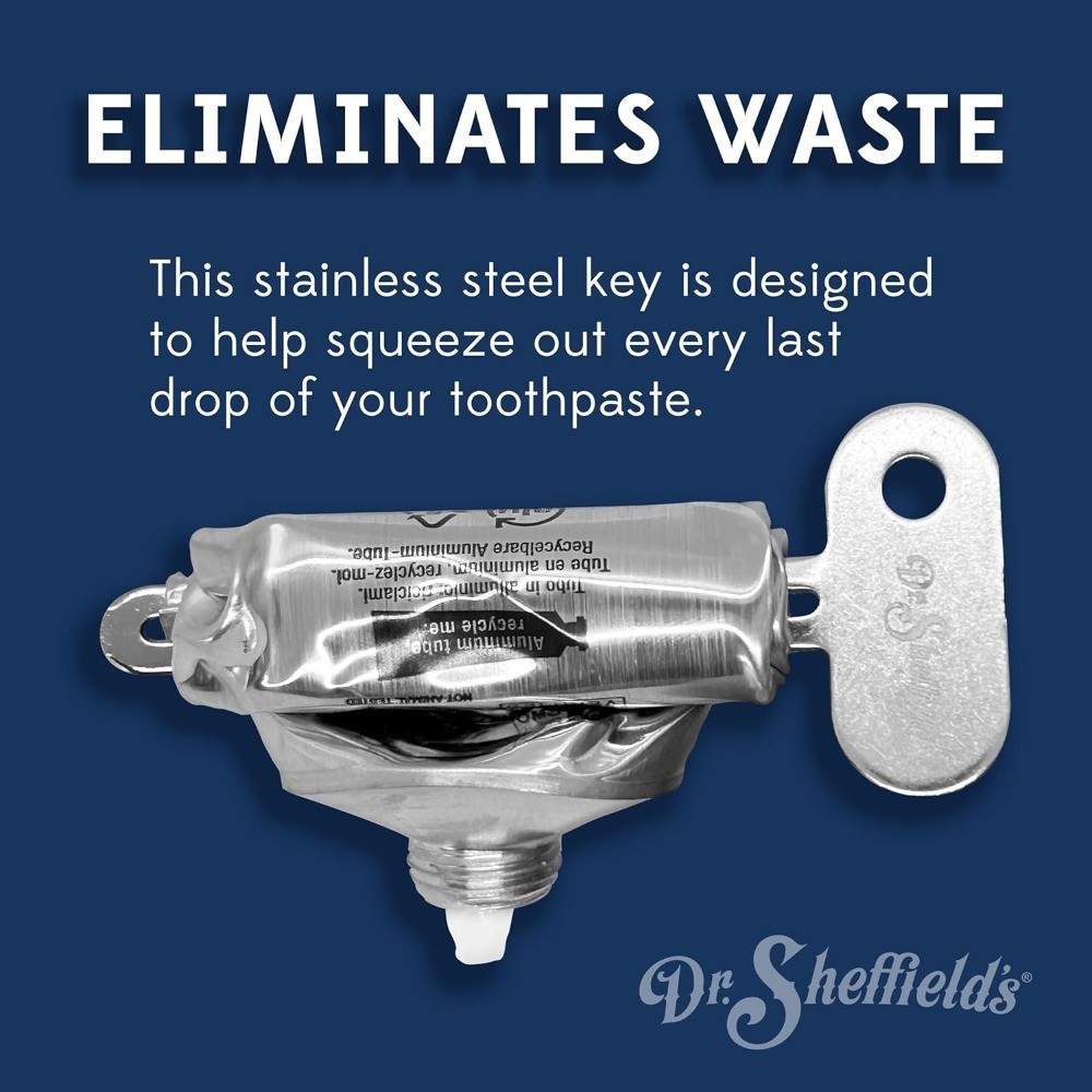 Toothpaste Tube Roller Key Efficiently Rolls Up Tubes Prevents Waste Every Last