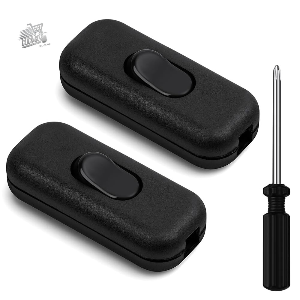 DP 6A Inline Cable Switch, Pack of 2 Torpedo Switches, Switch