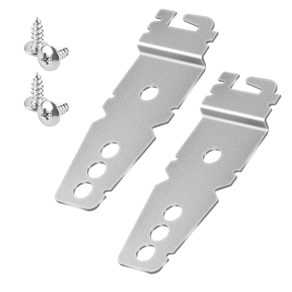 2pcs Dishwasher Mounting Brackets, Under Counter Mounting Clips Universal