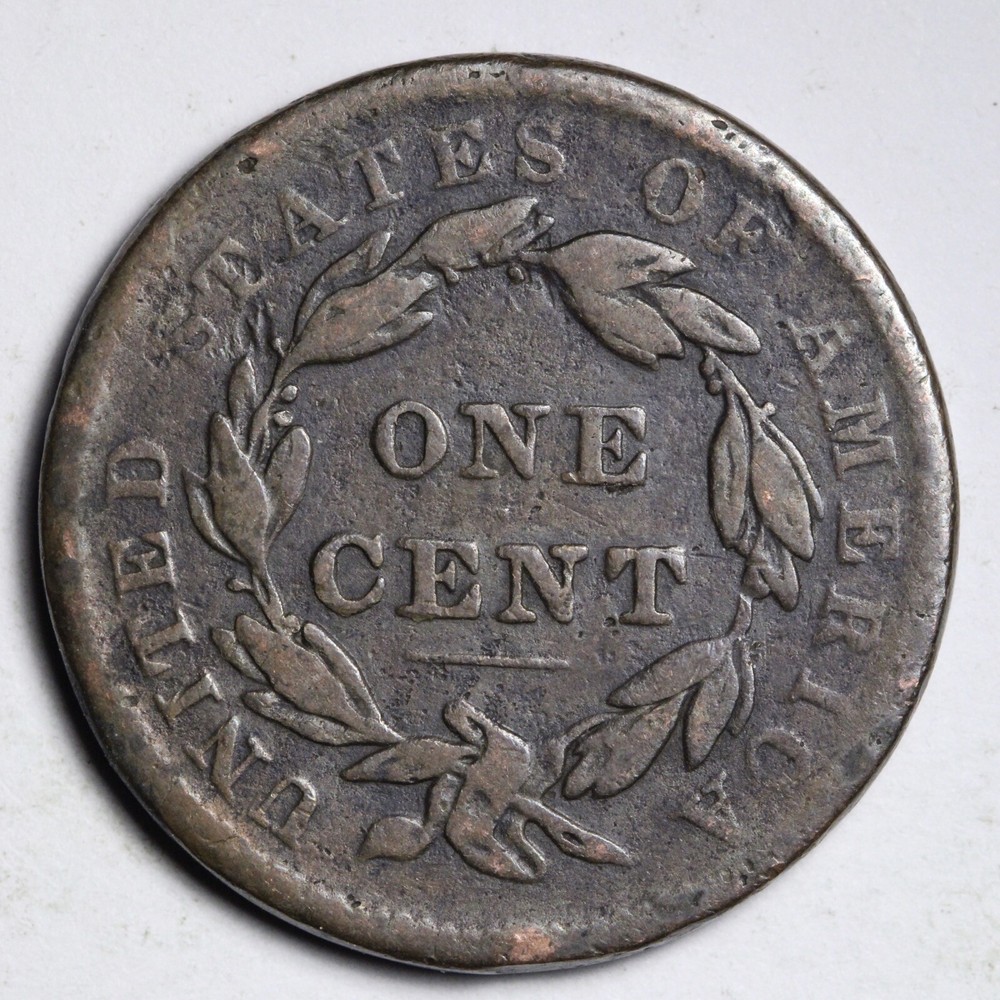 1838 Coronet Head Large Cent CHOICE FINE+ E219 DCH