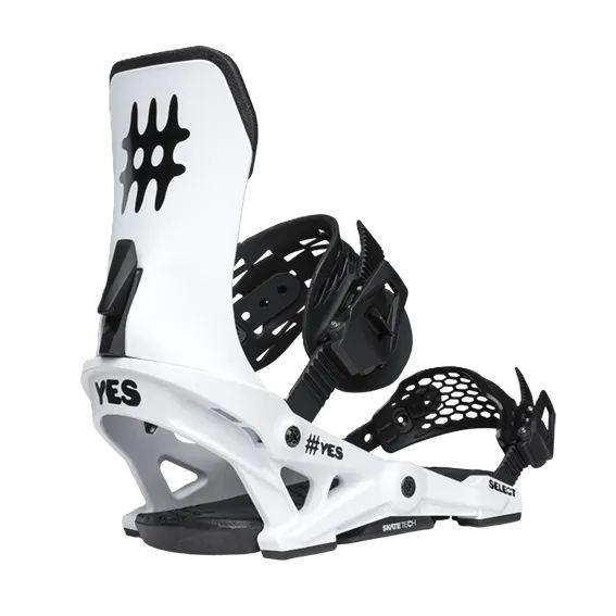 YES. Select Snowboard Bindings, It's White, Medium MY26