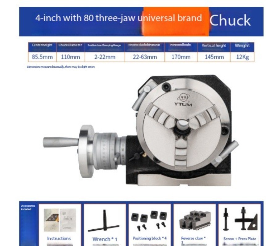 Indexing Table Rotary Table Vertical and Horizontal Indexing Table with Chucks