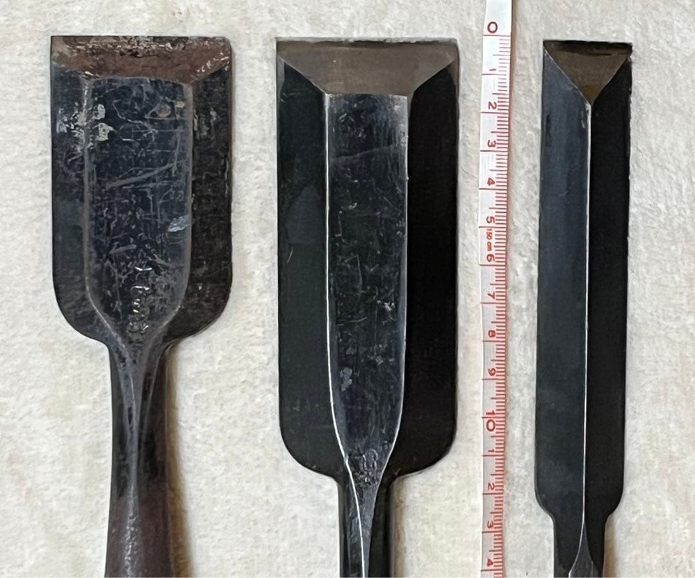 Chisel Set 3pc Woodworking Tools Vintage Hand Tools Beginner Ready Today