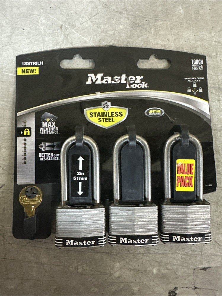 NEW Master Lock 3pack Key Code 0878 PN: 1SSTRILH