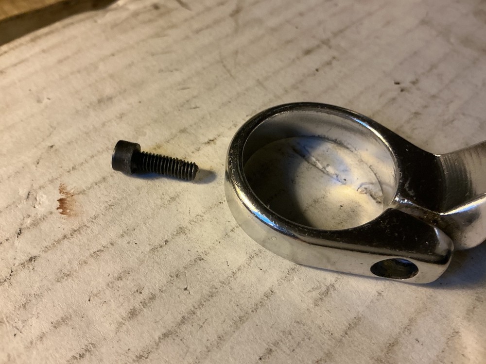 TIOGA front brake cable hanger 1-1/8" NOS