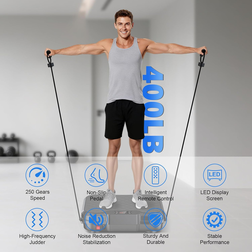 Vibration Exercise Plate for Full Body Workout, Shake Plate, Home Use