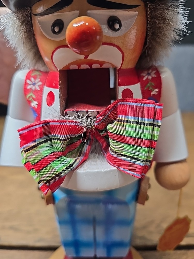 Steinbach Chubby Clown Ferdinand 11" Nutcracker Germany INCOMPLETE