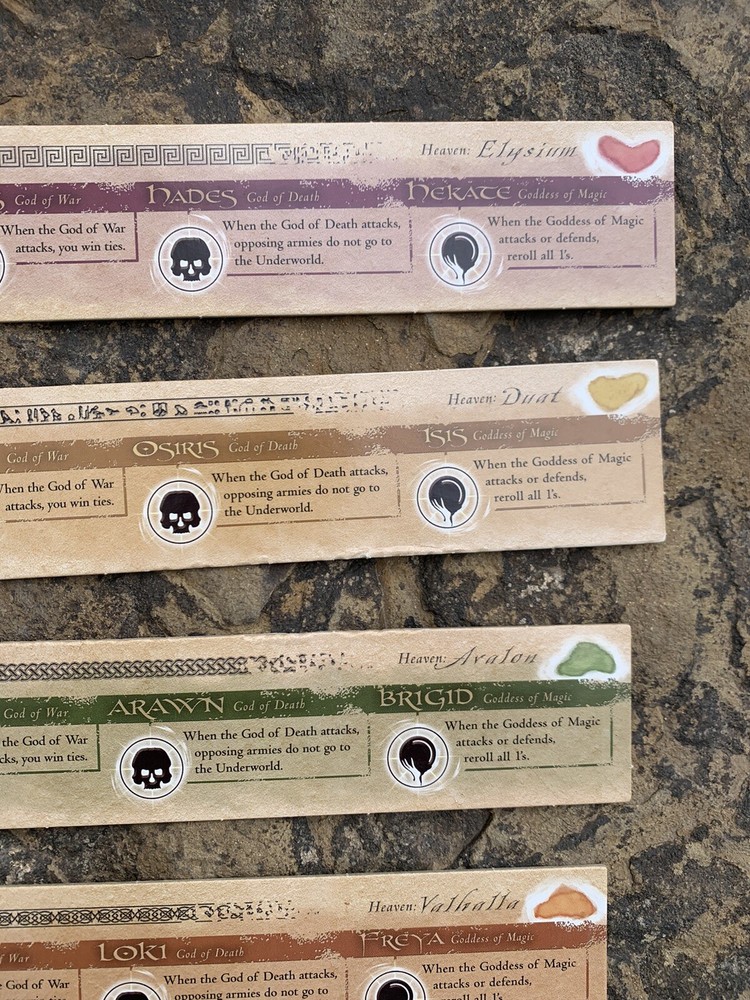 Risk Godspeed Civilization Cards. Rare