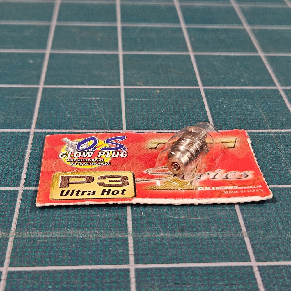 O.S. P3 Ultra Hot Glow Plug For Nitro Engine Turbo Button Head