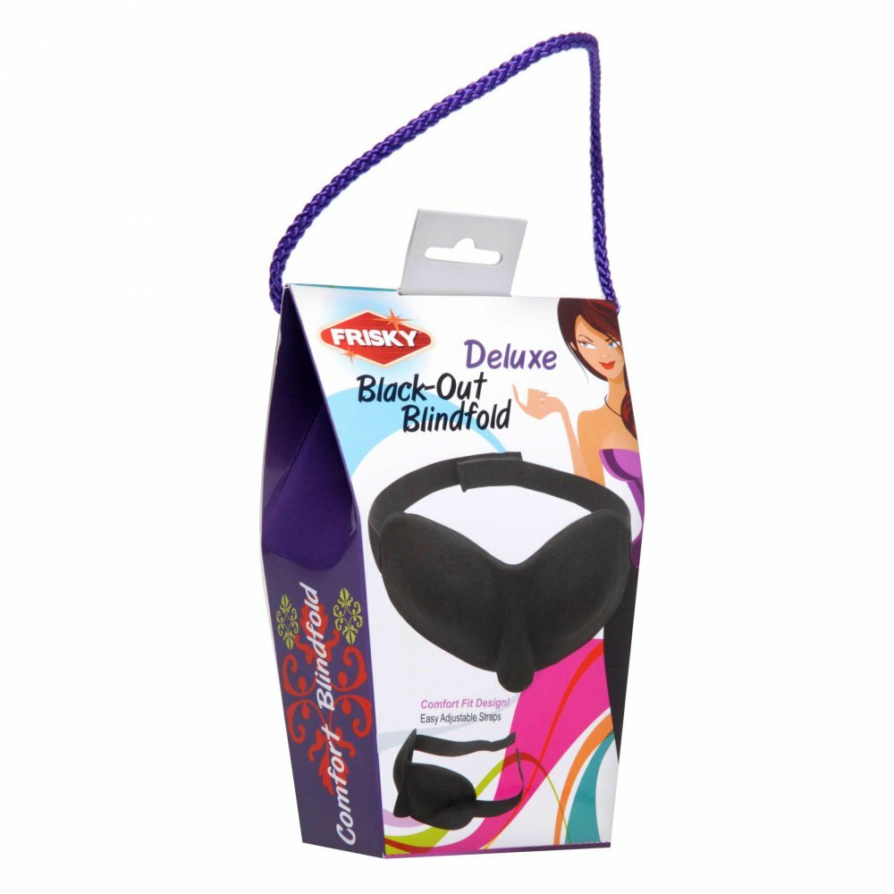 Frisky Deluxe Black Out Blindfold SOFT and Comfortable DURABLE Neoprene