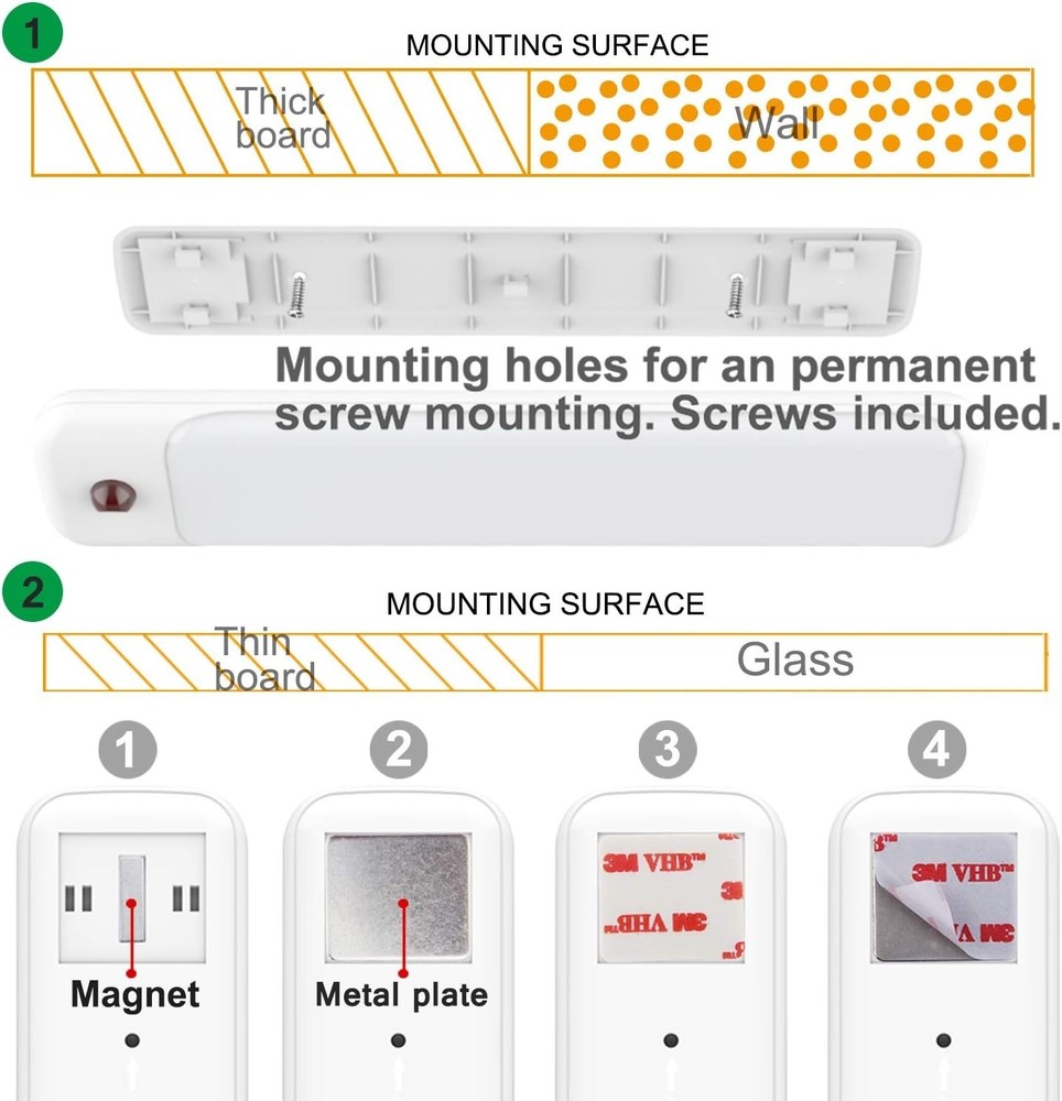 LUXSWAY Dimmable Battery-Powered Multicolor LED Light Bar