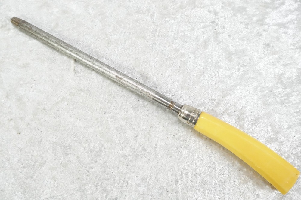 Lee's Sharpening Steel Sterling Ferrule Stag Handle & Bakelite Handle Steel