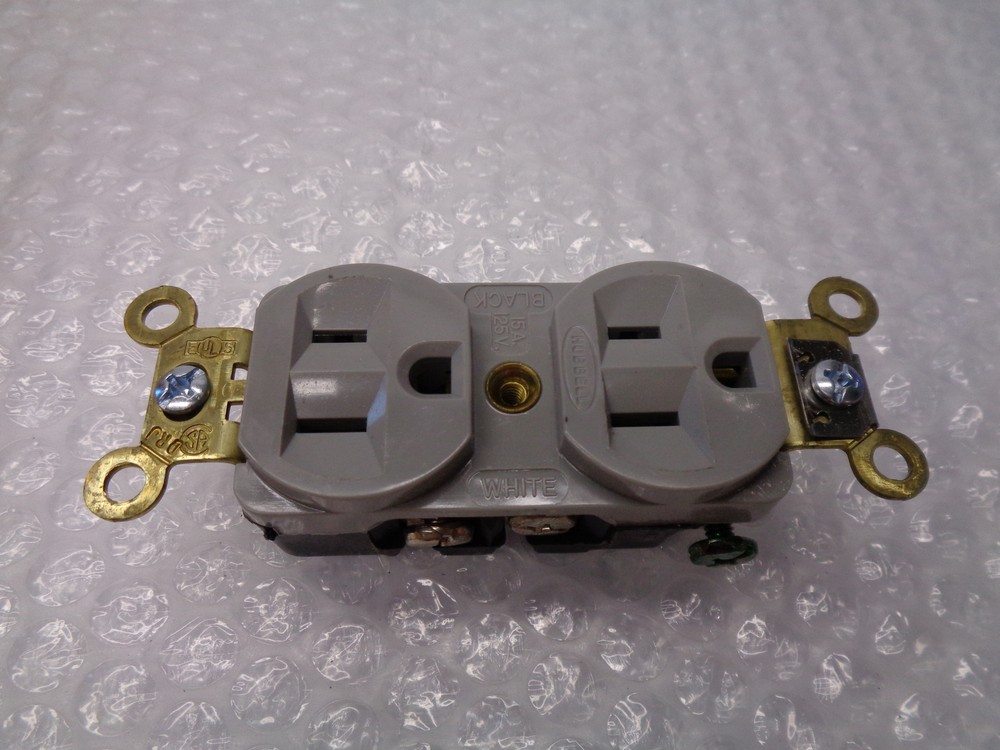 HUBBELL HBL5252GY RECEPTACLE NSMP