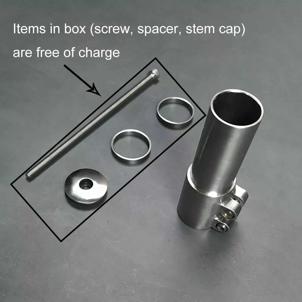 Mountain Bike Handlebar Front Fork Stem Riser Extender Extension Head Up Adaptor